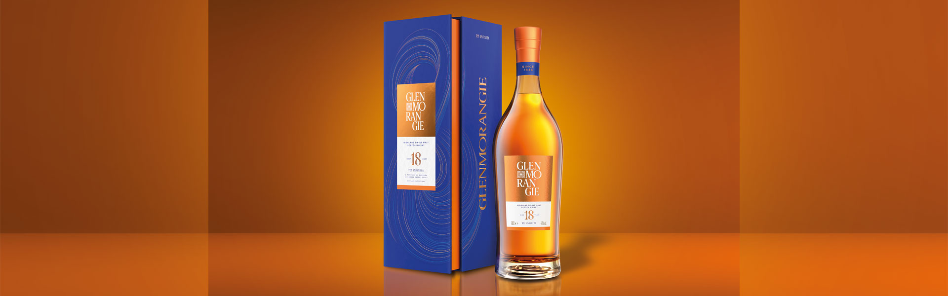 single malt whisky Glenmorangie The Infinita 18 ročná